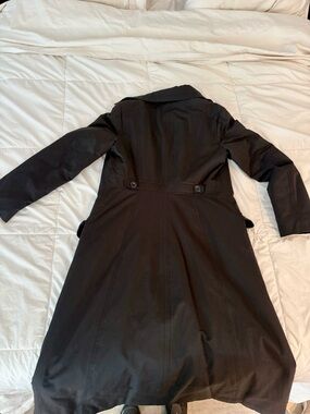 H&M Black Long Trench Coat